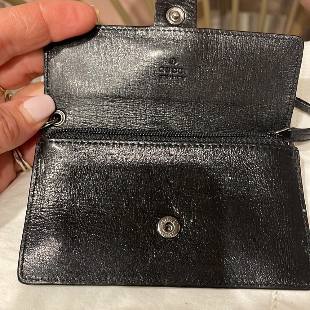 Gucci leather zipper card pouch - Picture 3 of 5